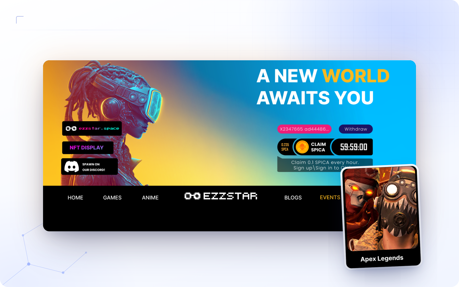 EzzStar — Gaming & Anime Community Hub