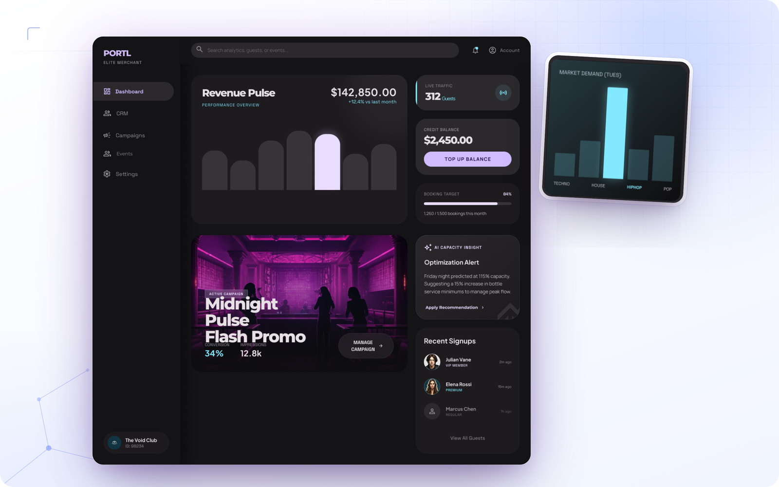 Portl — Nightlife Venue Growth Platform