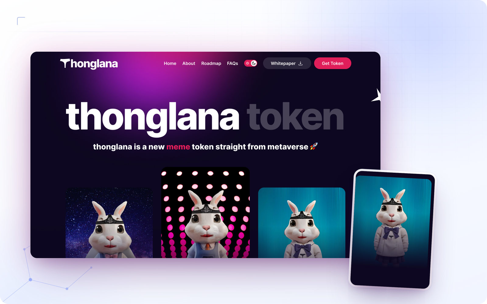 Thonglana Token — Meme Token Landing Page